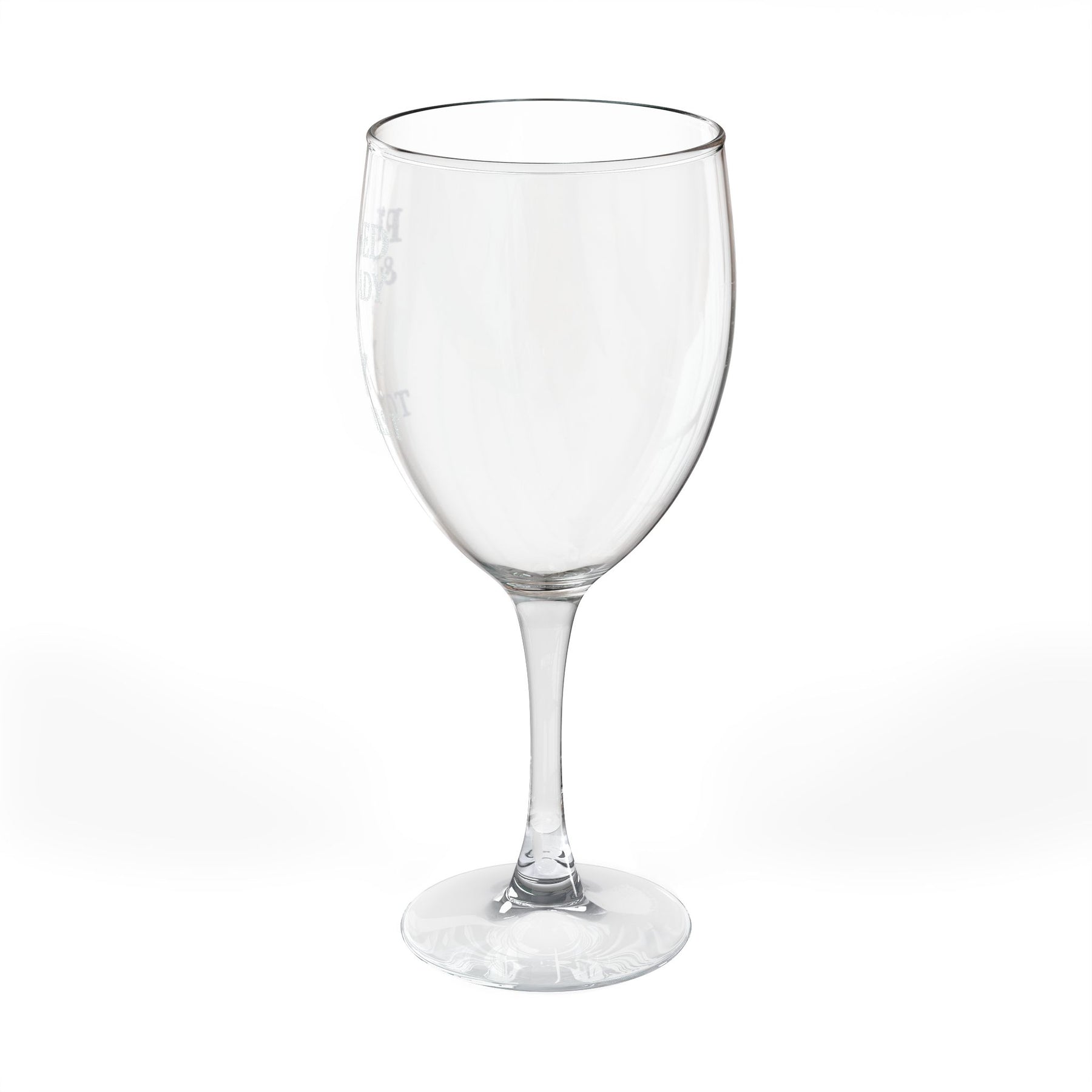 Master Mason Blue Lodge Wine Glass - Raised & Ready To Toast Square & Compass G