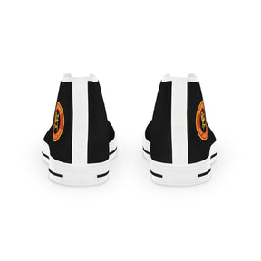 Heroines of Jericho Sneaker - High Top Black & White - Bricks Masons