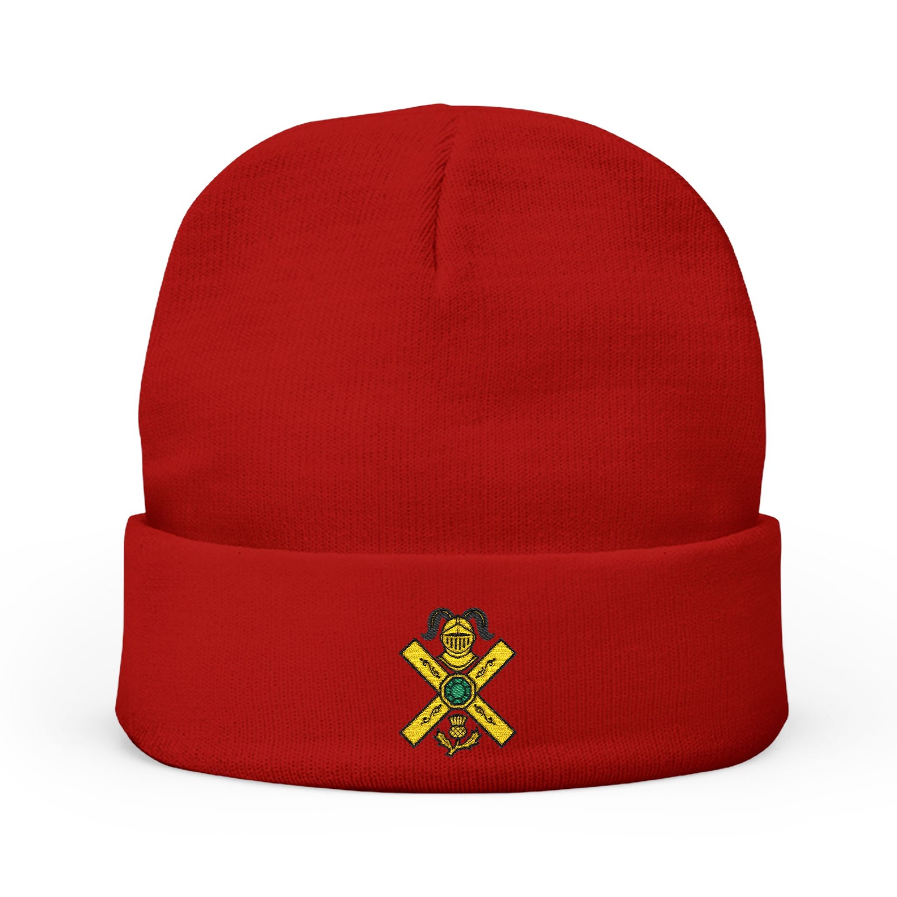 Knights of St. Andrew Beanie - Knit Embroidery Emblem - Bricks Masons