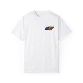 Master Mason Blue Lodge T-Shirt - Garment-Dyed Tennessee Mason - Bricks Masons