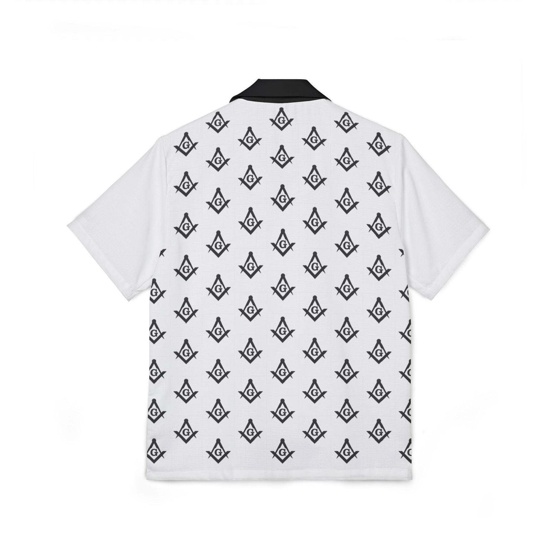 Men's Hawaiian Camp Shirt (AOP) - Bricks Masons
