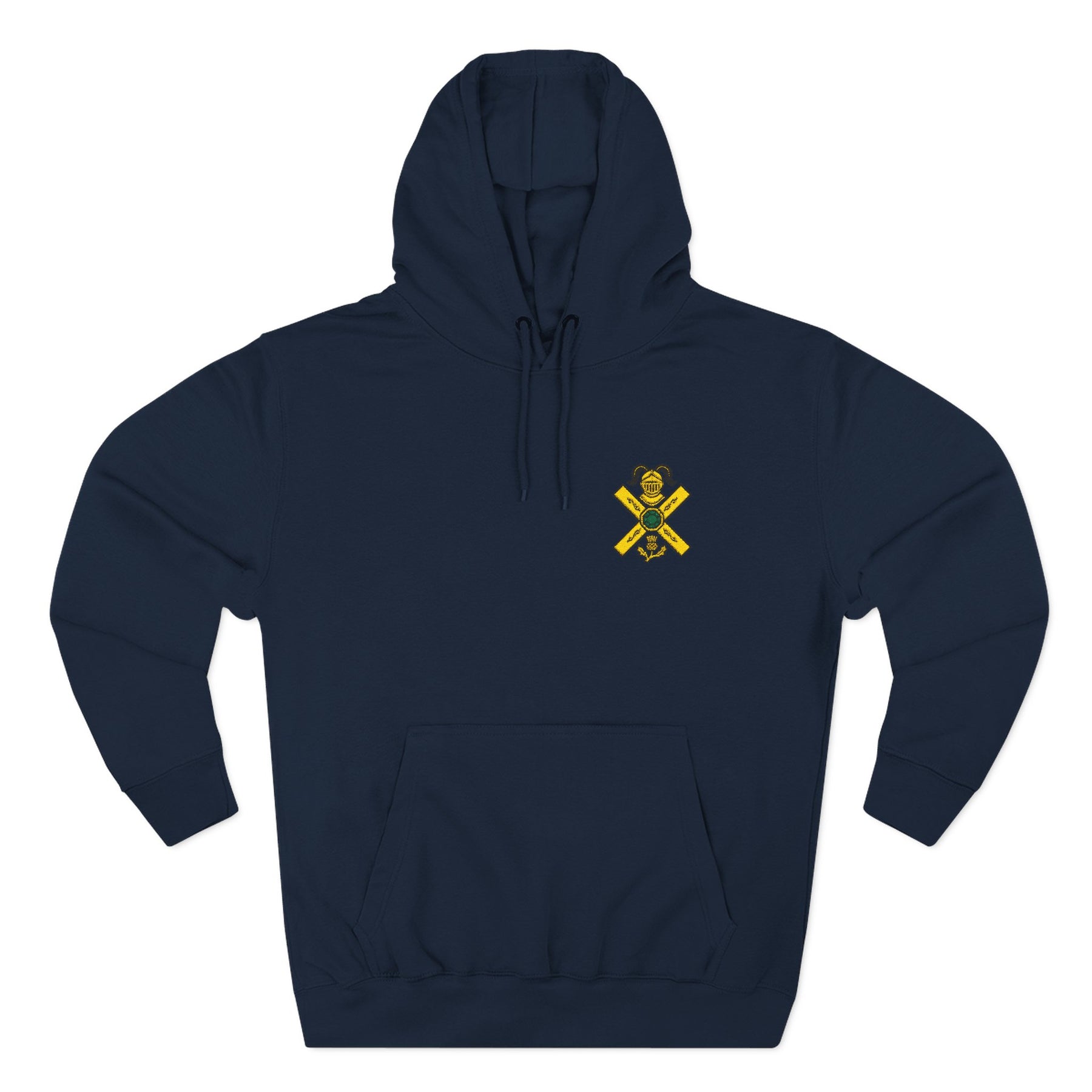 Knights of St. Andrew Hoodie - Three-Panel Fleece Signature Front Detail - Bricks Masons