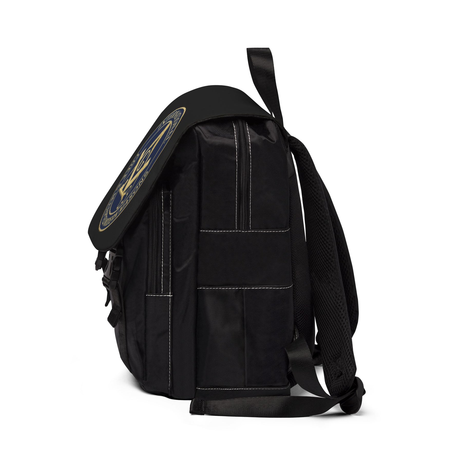 International Masons Backpack - Black & Blue Resistant Fabric - Bricks Masons