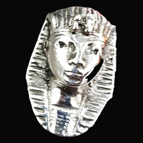 Pharaoh Tutankhamun Ring in Silver 3 x 2 cm 13 g Art 860 - Bricks Masons