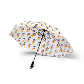 OES Umbrella - All-over OES lettering design - Bricks Masons