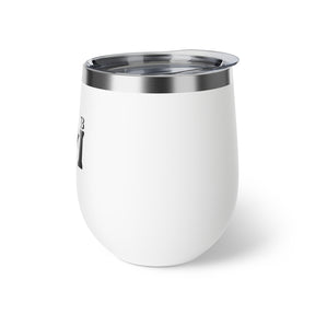 Master Mason Blue Lodge Vacuum Cup - Square & Compass G with J&B Pillars - Bricks Masons