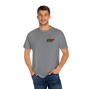 Master Mason Blue Lodge T-Shirt - Garment-Dyed Tennessee Mason - Bricks Masons