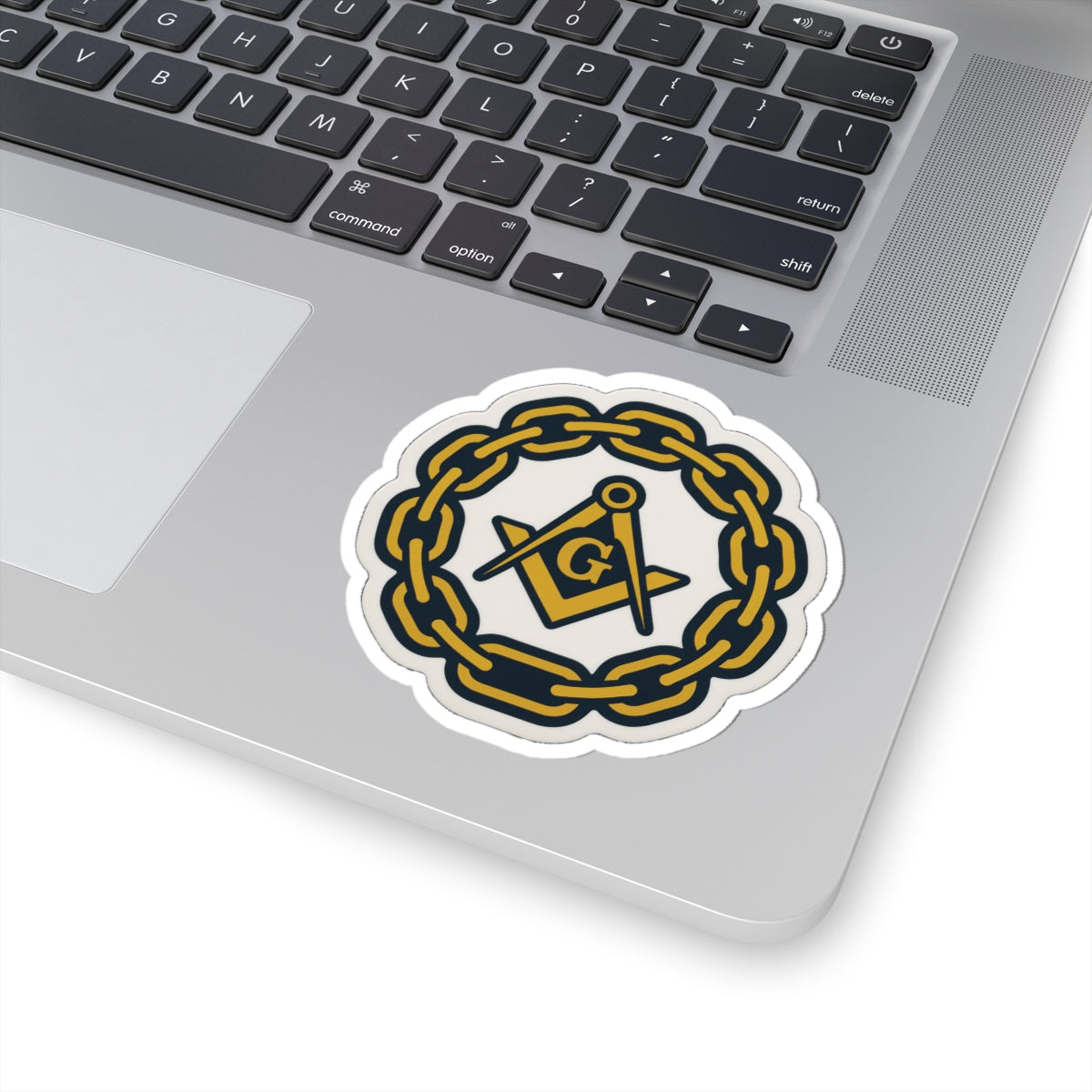 Master Mason Blue Lodge Sticker Decal - Kiss-Cut Colorful - Bricks Masons