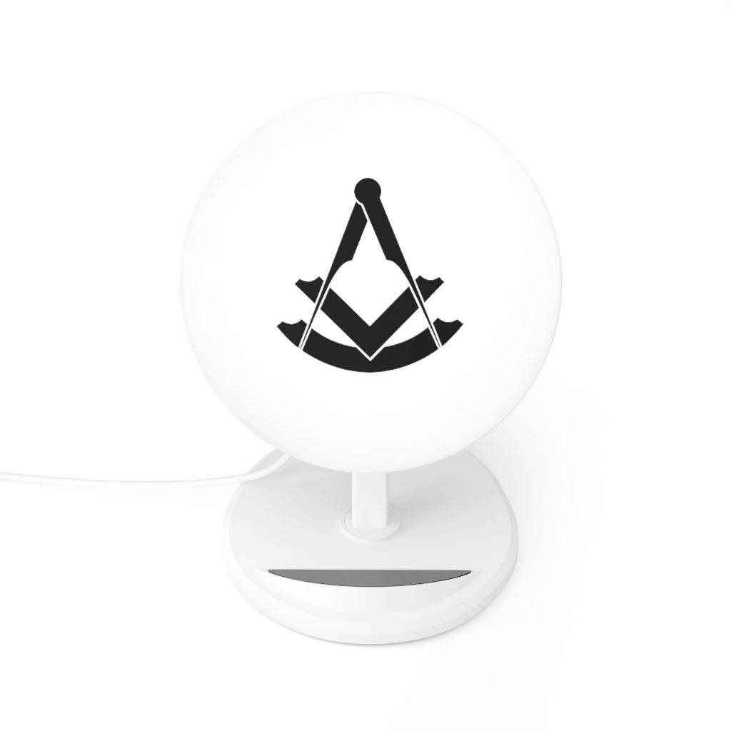 Past Master Blue Lodge Wireless Charger - White