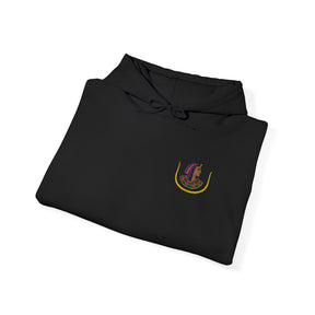 DOI Hoodie - Soft Cotton Poly Blend Front Stitch Detail - Bricks Masons