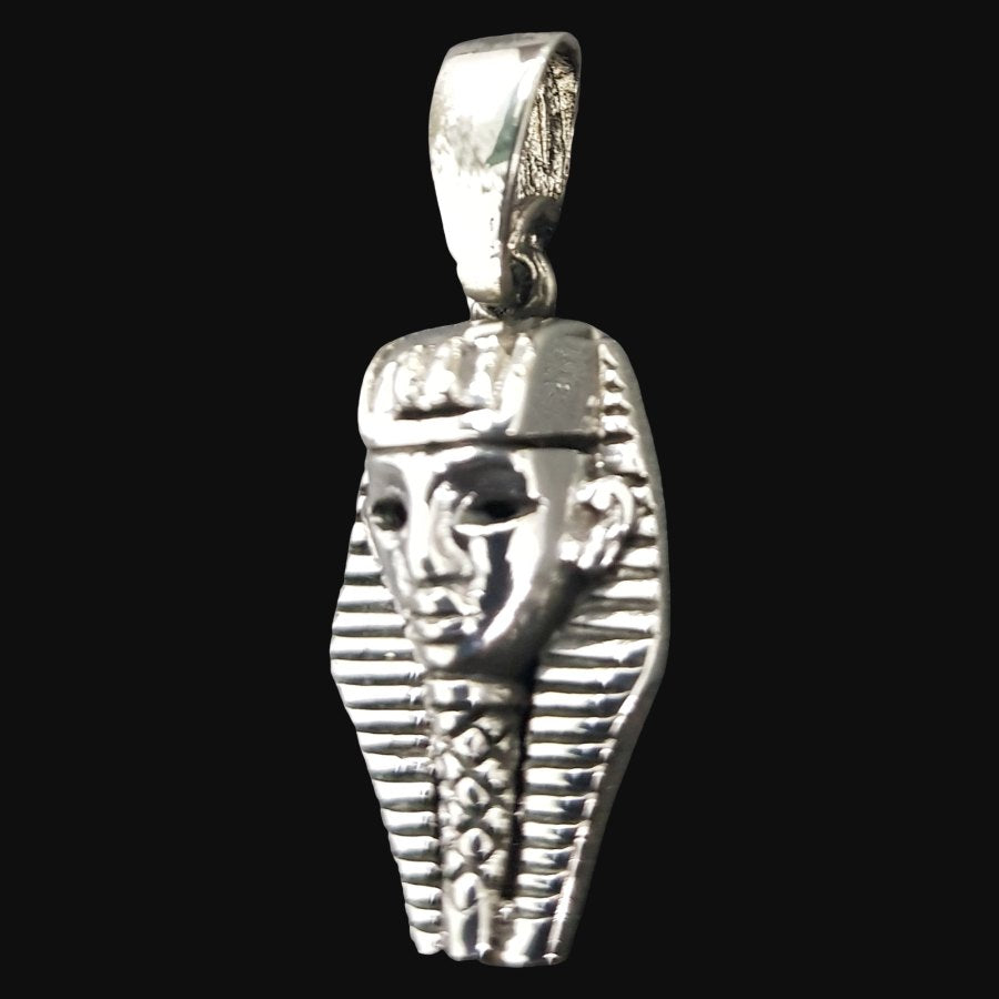 Egyptian Tutankhamun Medal in Silver 3 x 2 cm 4 g Art 924 - Bricks Masons