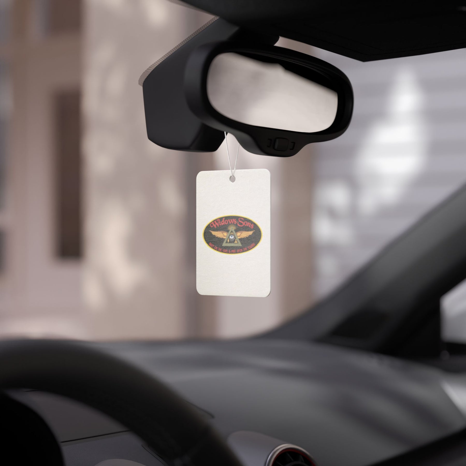 Widows Sons Car Air Freshener - Eye of Providence with Wings - Bricks Masons