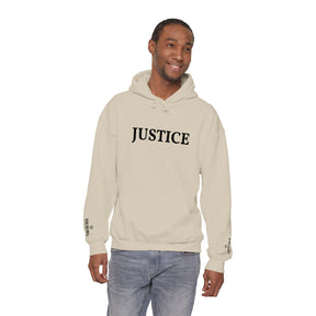 Entered Apprentice Blue Lodge Hoodie - Justice Front & Sleeves Embroidery - Bricks Masons