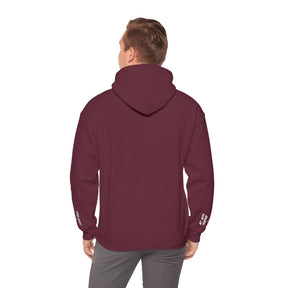 Entered Apprentice Blue Lodge Hoodie - Prudence Front & Sleeves Embroidery Detailing - Bricks Masons