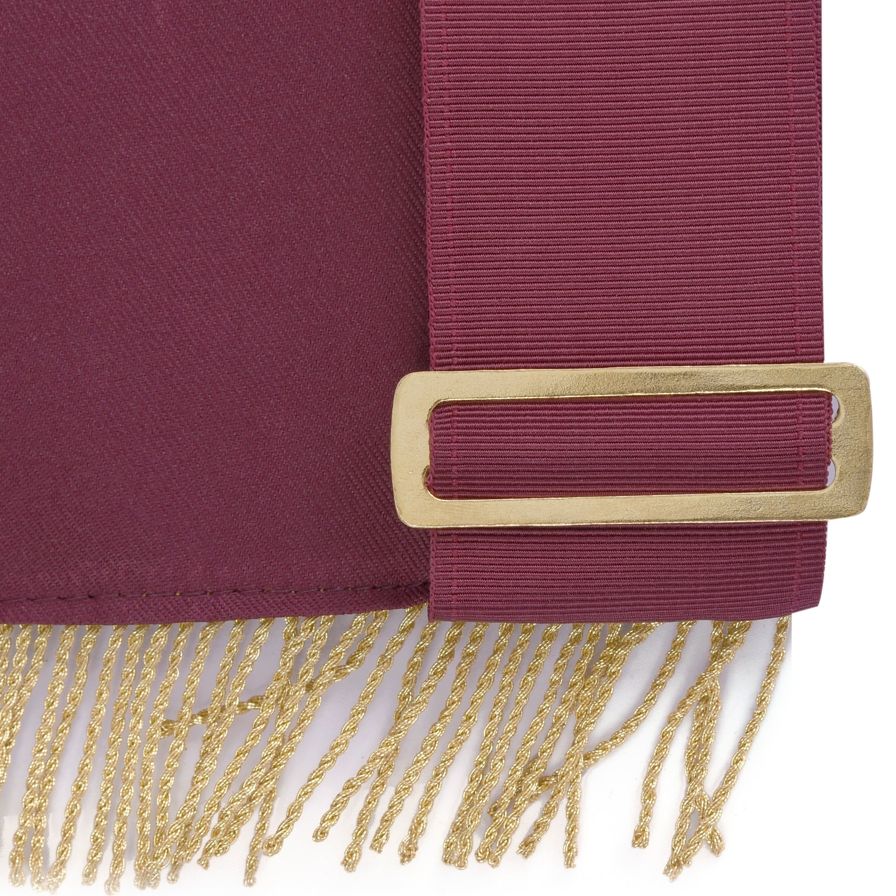 95th Degree Memphis Misraim Regalia Set - Burgundy & Gold Hand Embroidery - Bricks Masons