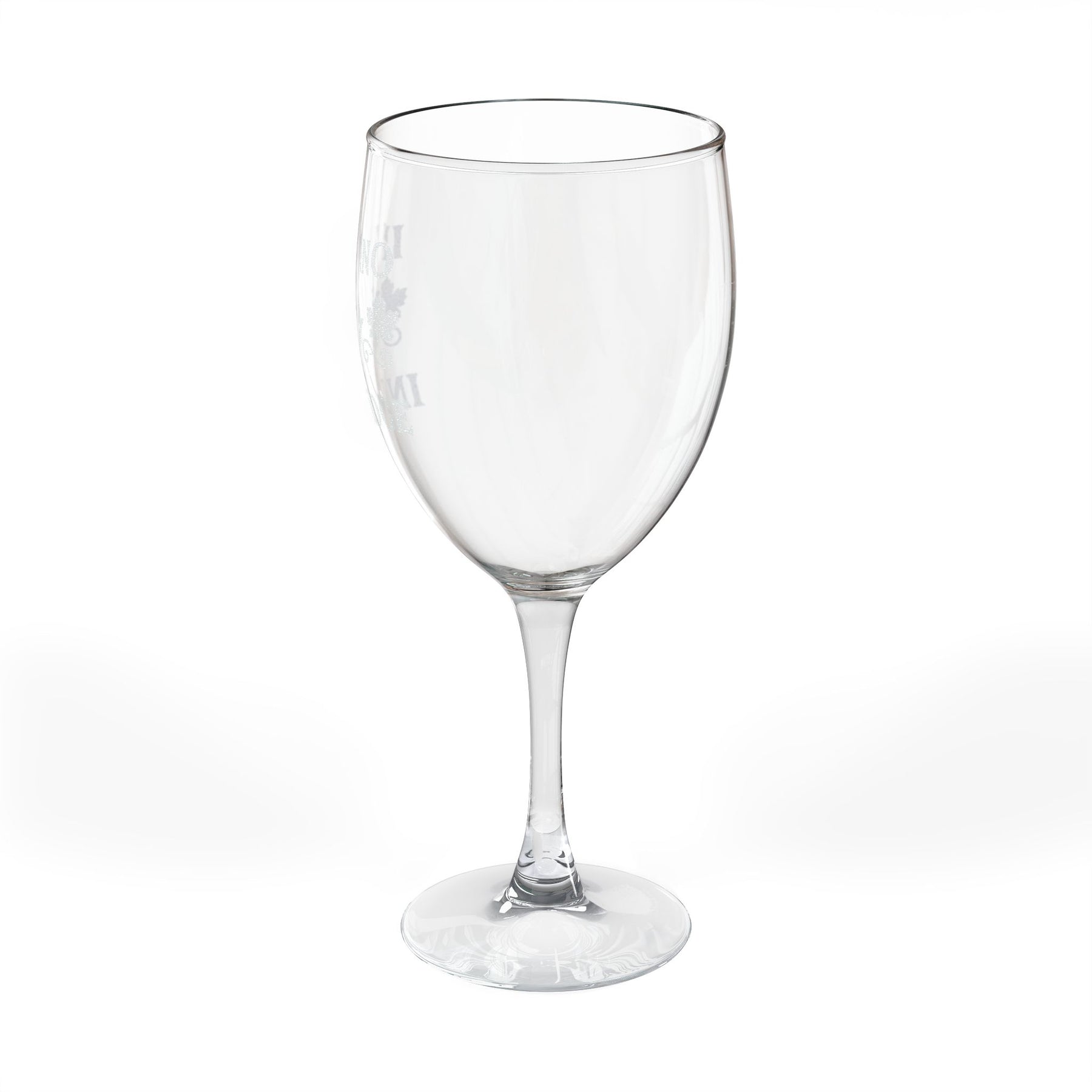 Master Mason Blue Lodge Wine Glass - In Vino In Lodge with Square & Compass G