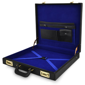 Master Blue Lodge Apron Case -  Hand Embroidery Personalization Various Sizes & Materials - Bricks Masons