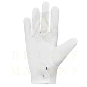 Grand LOCOP Gloves - White Cotton - Bricks Masons