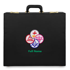 Apron Case -  Hand Embroidery Personalization Various Sizes & Materials - Bricks Masons