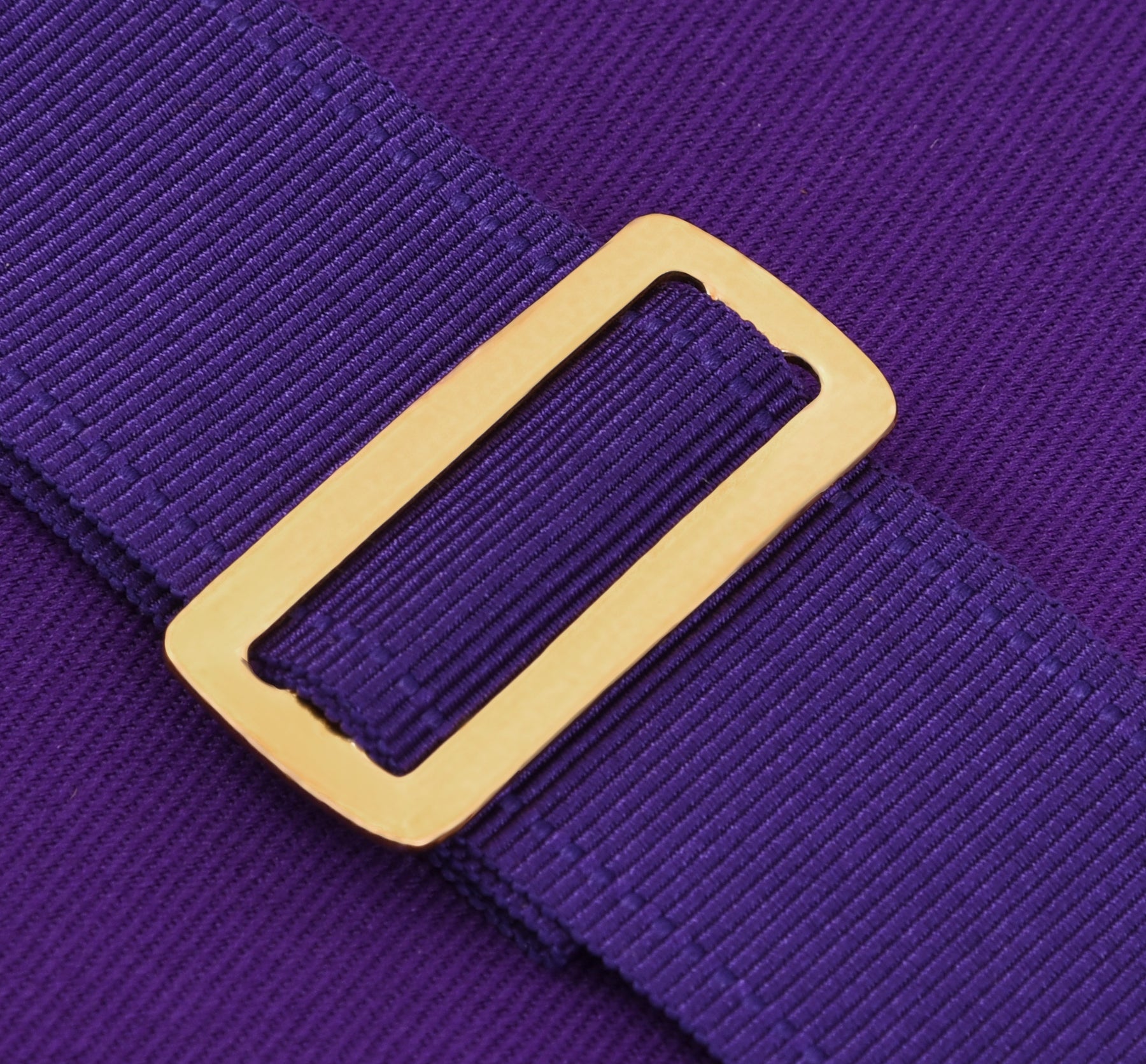 Chaplain Royal Arch Chapter Officer Apron - Purple Velvet with Bullion Hand Embroidery - Bricks Masons