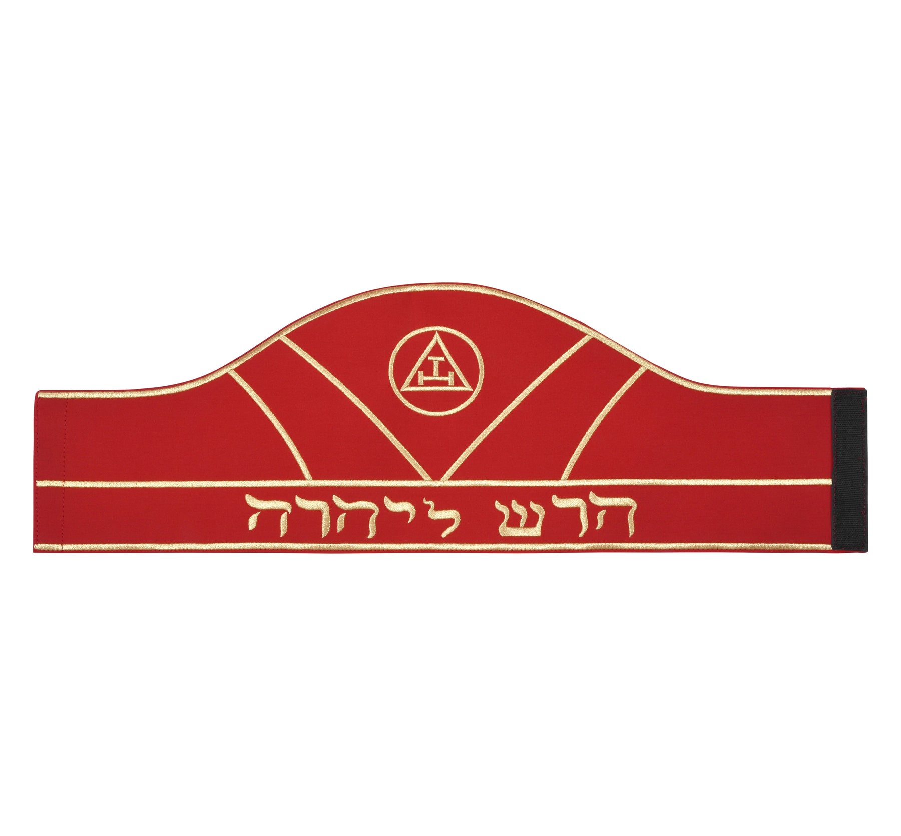 High Priest Royal Arch Chapter Mitre - Red & Gold Embroidery - Bricks Masons