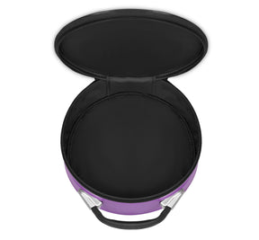 Universal Crown Cap Case - Purple Imitation Leather Customizable - Bricks Masons