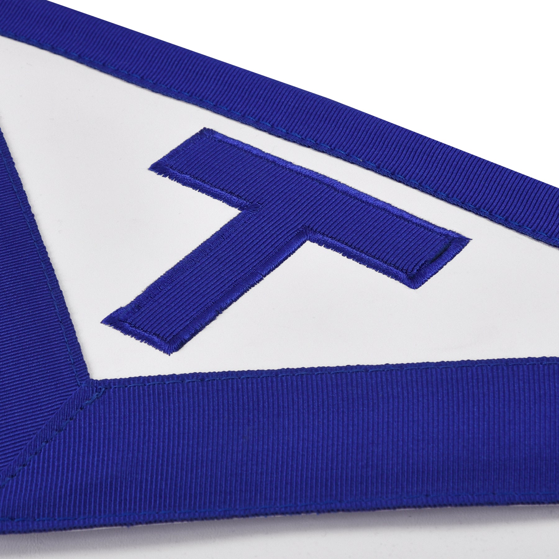 Blue Lodge Apron - OTO White & Blue with Different Materials