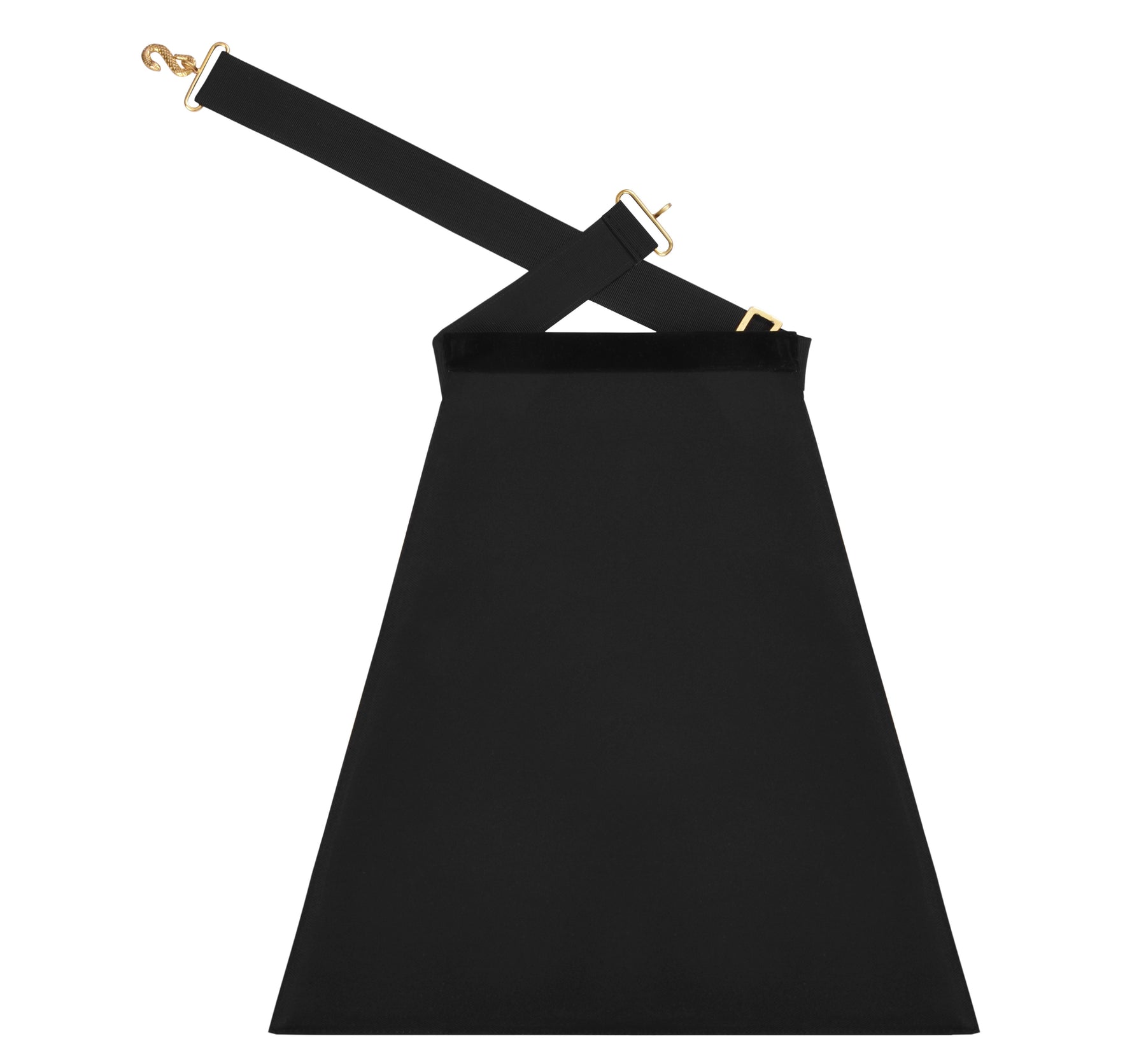 Master Mason Blue Lodge Apron - S&C with Ankh Cross Hand Embroidery Gold Bullion - Bricks Masons