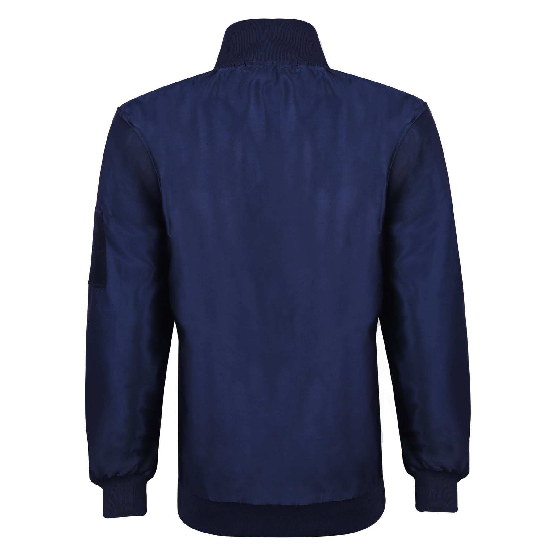 OES Jacket - Nylon Blue Color With Gold Embroidery - Bricks Masons