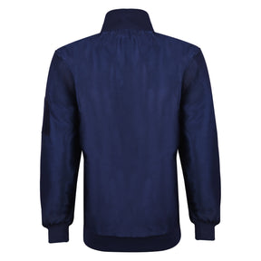 Knights Templar Commandery Jacket - Nylon Blue Color With Gold Embroidery - Bricks Masons