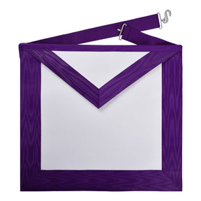 Superintendent Allied Masonic Degrees Apron - Purple Ribbon - Bricks Masons