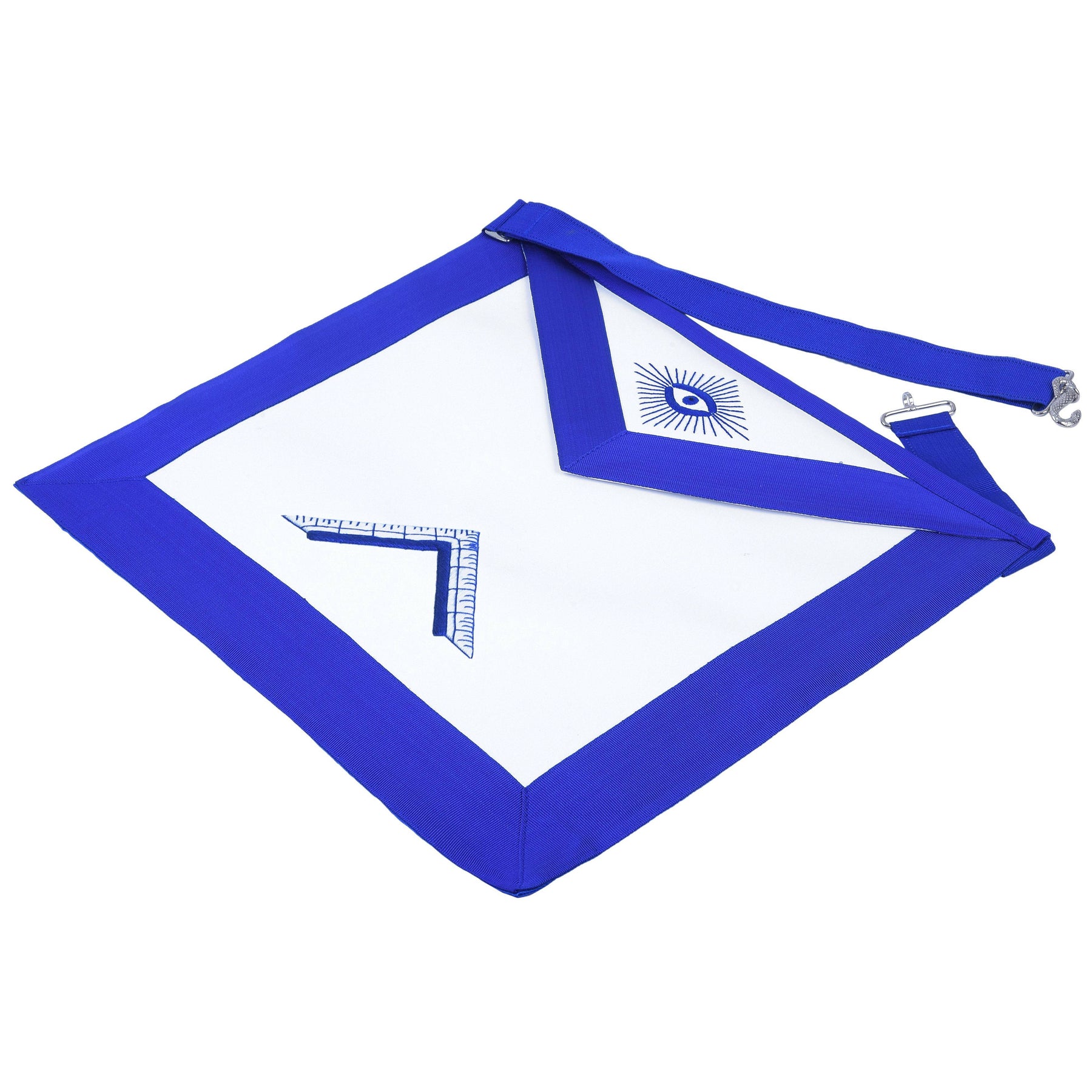 Worshipful Master Blue Lodge Officer Apron - Royal Blue