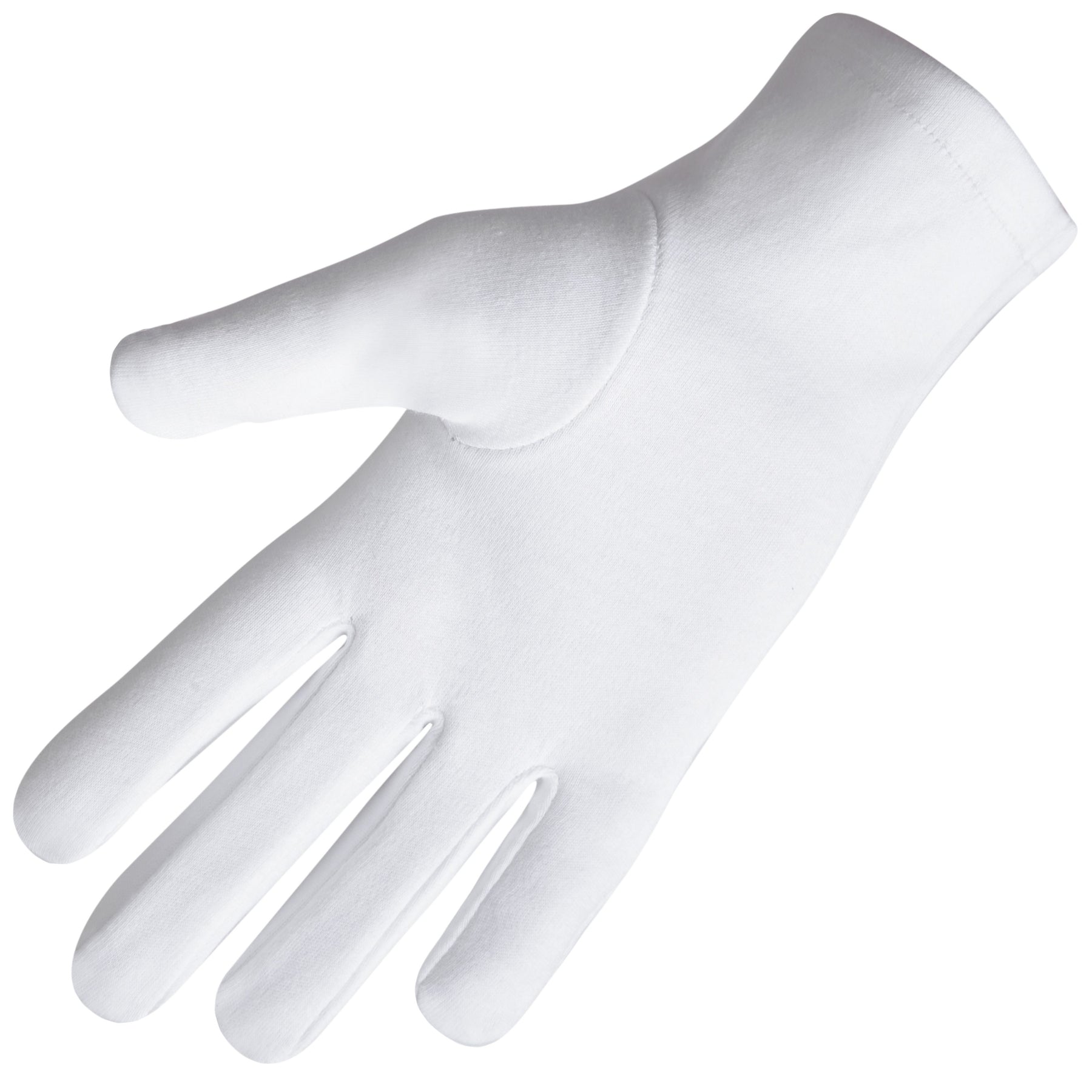 The Order Of The Golden Circle PHA Glove - White Cotton With Gold Emblem - Bricks Masons