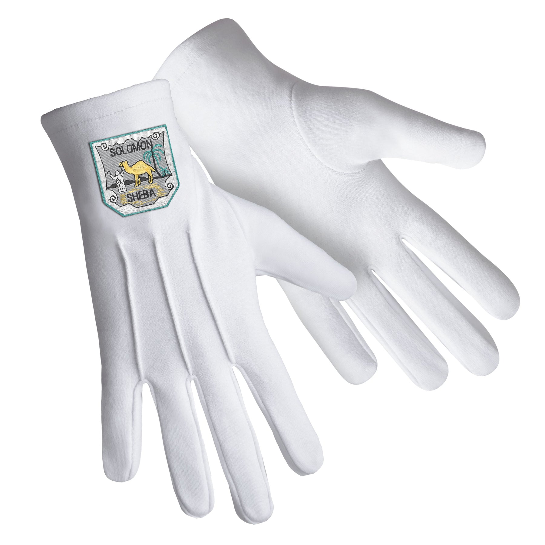The Queen Of Sheba Glove - Pure White Cotton - Bricks Masons