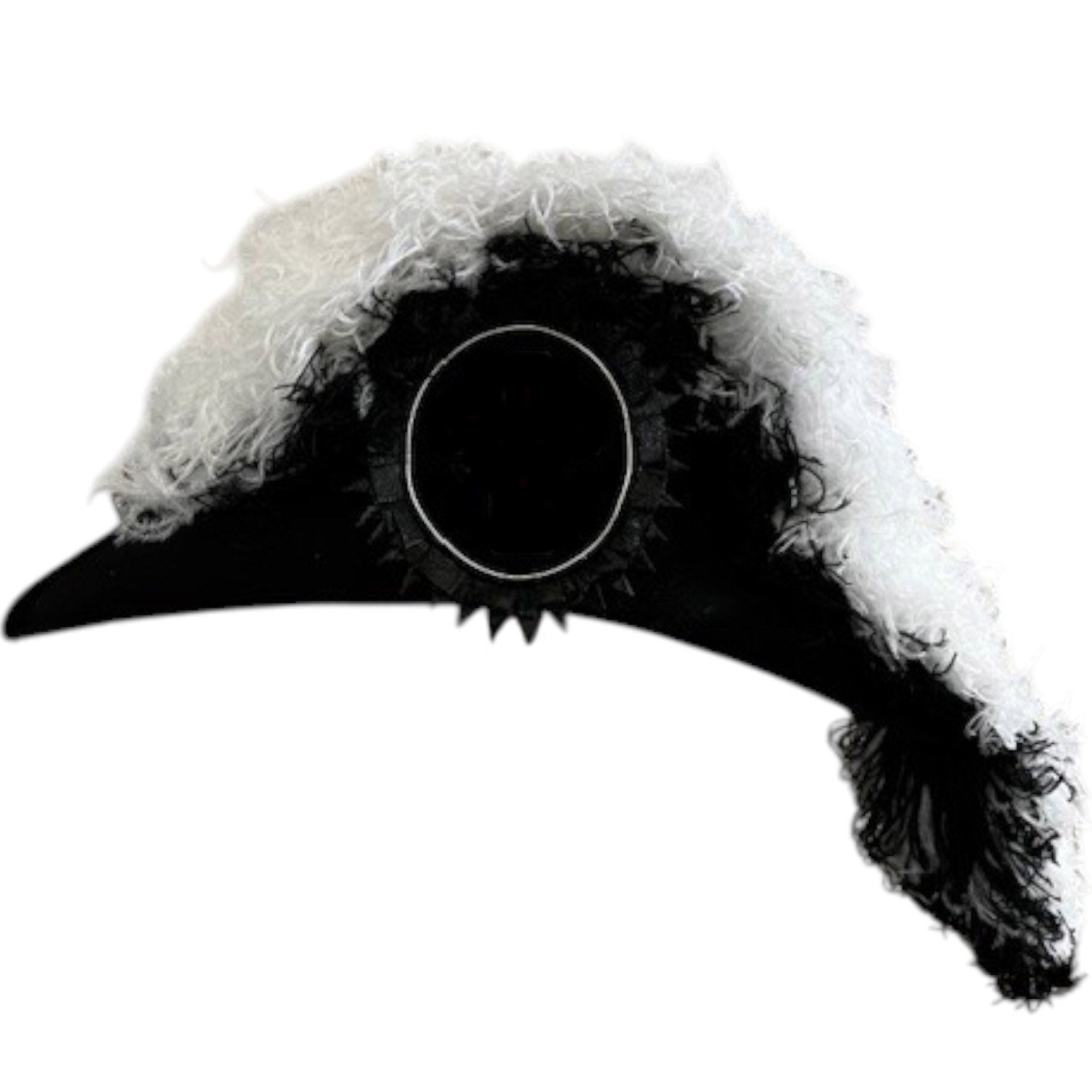 Line Officer Knights Templar Chapeau - Black Underlayer Plumes - Bricks Masons