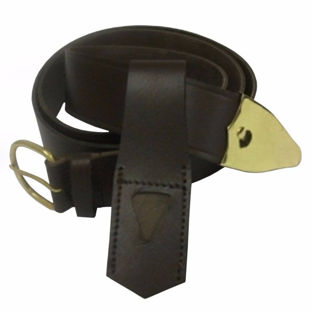 Masonic Regalia Belt - Brown & Black