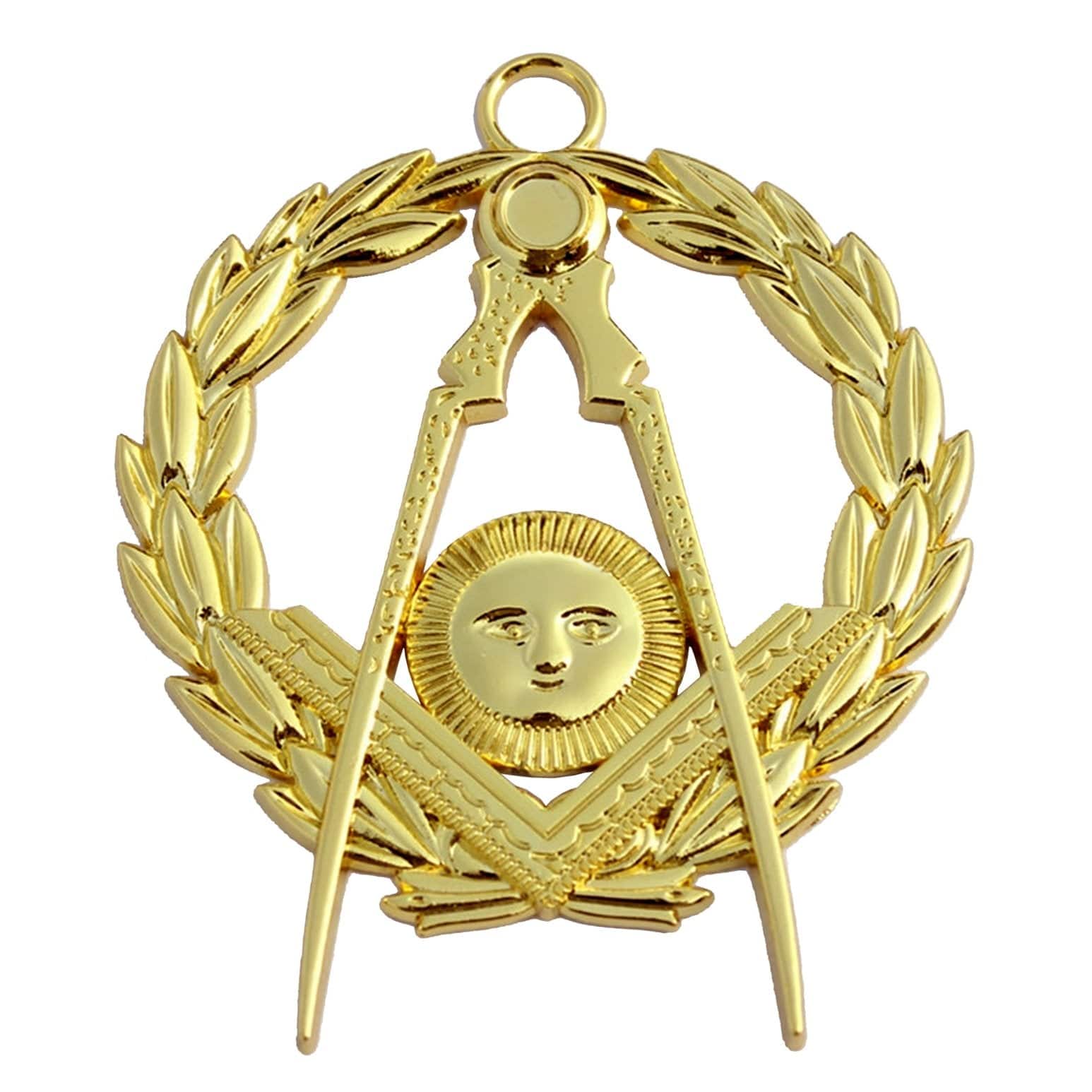 Senior Grand Deacon Blue Lodge Officer Collar Jewel - Gold Metal