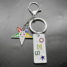 OES Keychain - Enamel Emblem with OES Tag