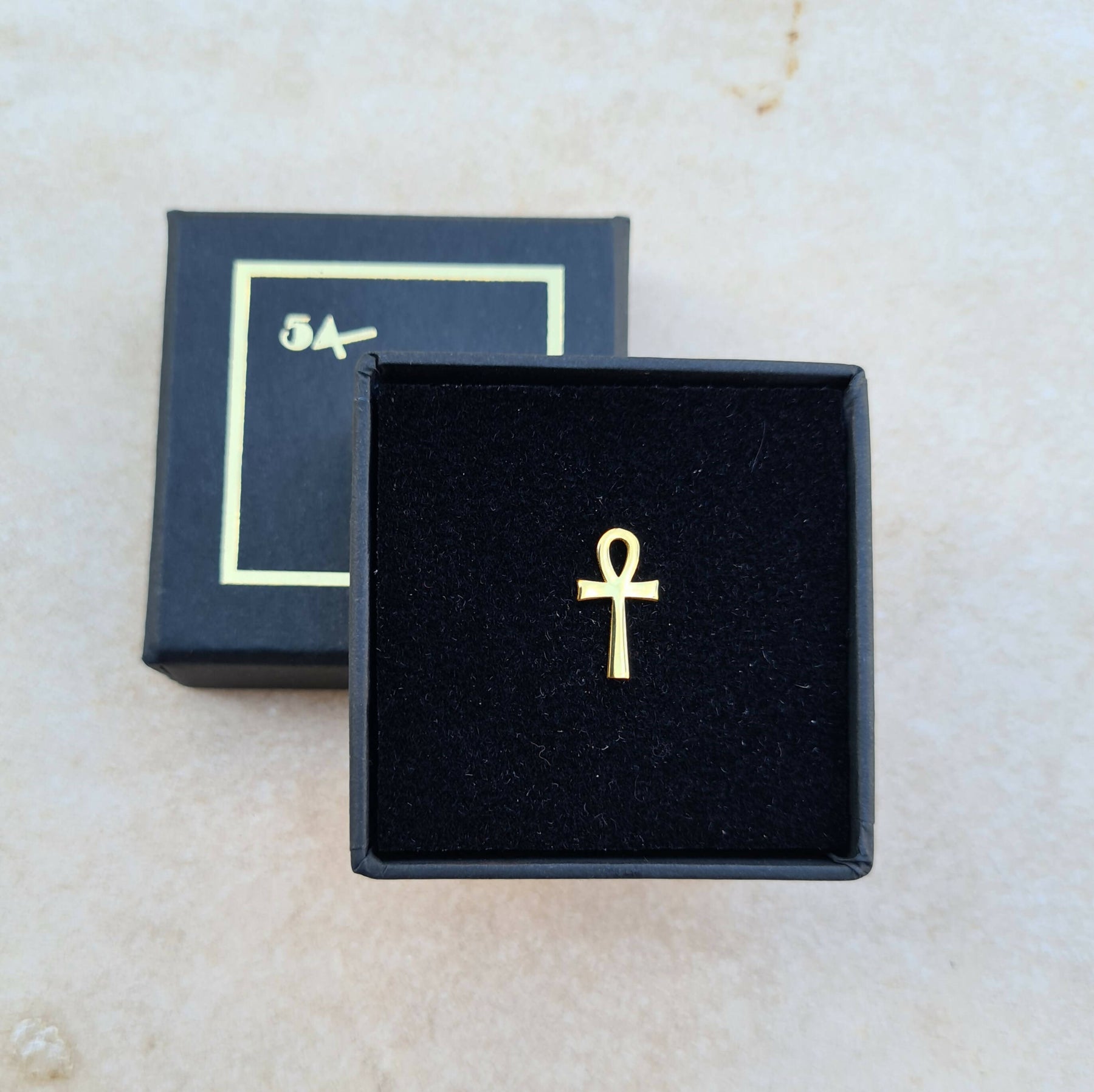 Masonic Lapel Pin - Ankh Egyptian - Bricks Masons