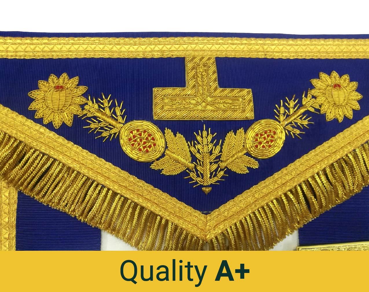 Grand Officers Blue Lodge Apron - Various Embroideries