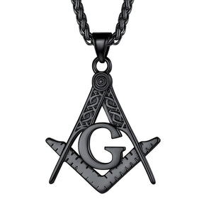 Master Mason Blue Lodge Necklace - Various Colors - Bricks Masons