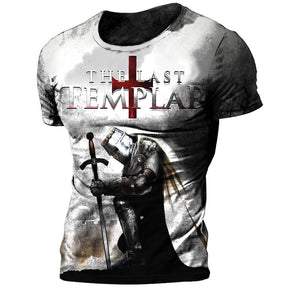 Knights Templar Commandery T-Shirt - The Last Templar Design - Bricks Masons
