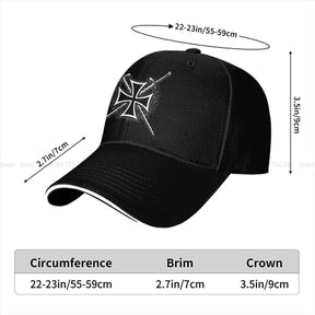 Knights Templar Commandery Baseball Cap - Templar Cross