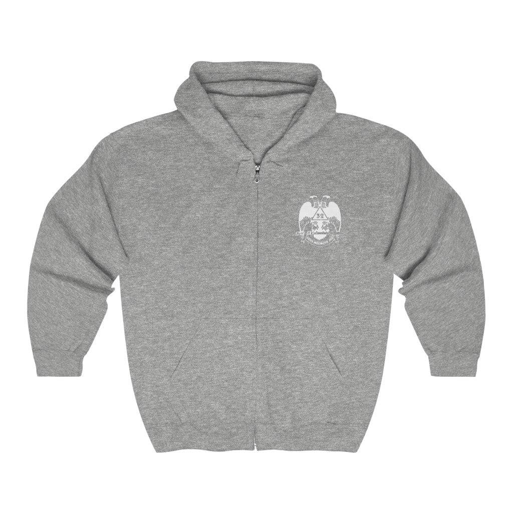 32nd Degree Scottish Rite Hoodie - Wings Down Various Colors