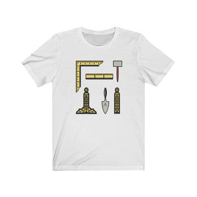 Masonic T-Shirt - Masonic Tools - Bricks Masons