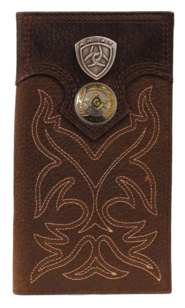 Past Master Blue Lodge Wallet - Ariat Premium Shield