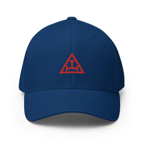 Royal Arch Chapter Baseball Cap - Red Triple Tau Embroidery