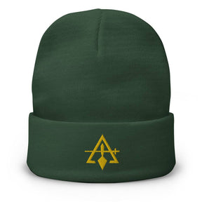 Council Beanie - Golden Embroidery - Bricks Masons