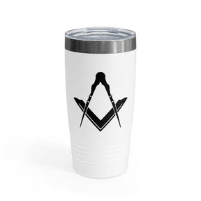 Master Mason Blue Lodge Ringneck Tumbler - 20oz Square & Compass