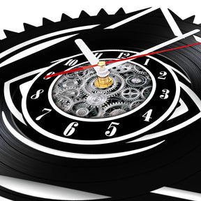 Eye Of Providence Wall Clock  - Black Color With Led Light Option - Bricks Masons